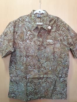 Batik shirt - Abstract Brown